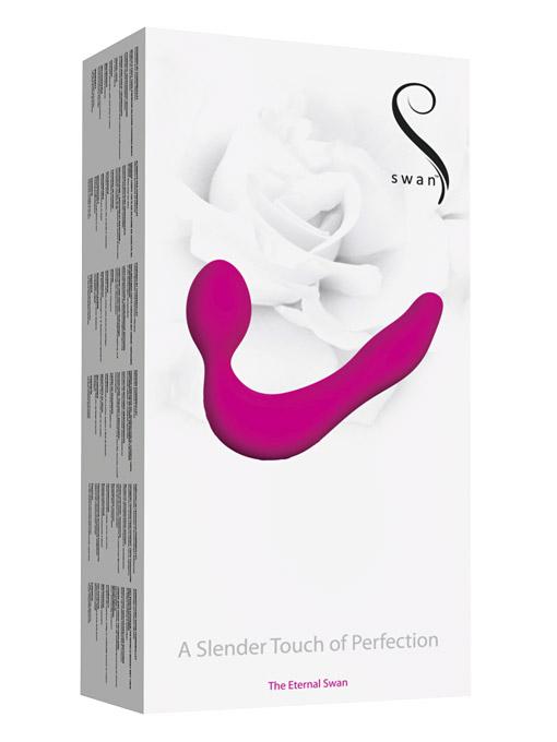 Swan Insertable Strap On Vibrator