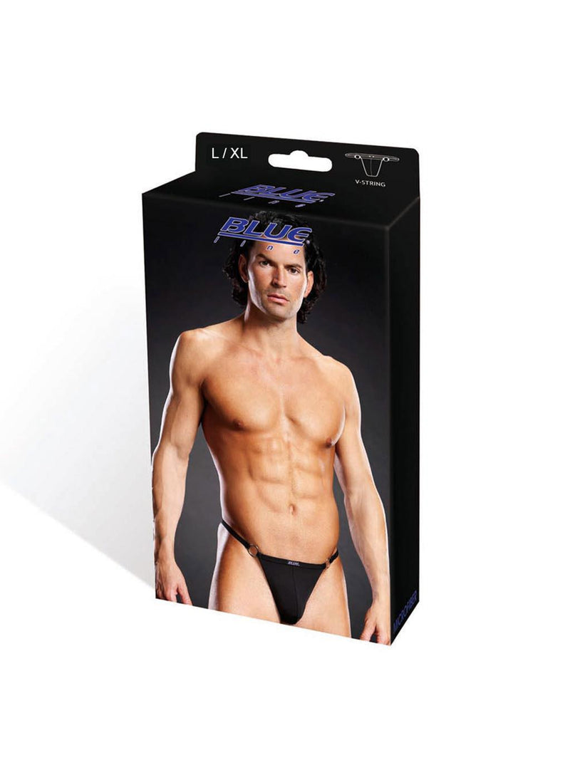 BlueLine Mens Sebastian V-String - Black