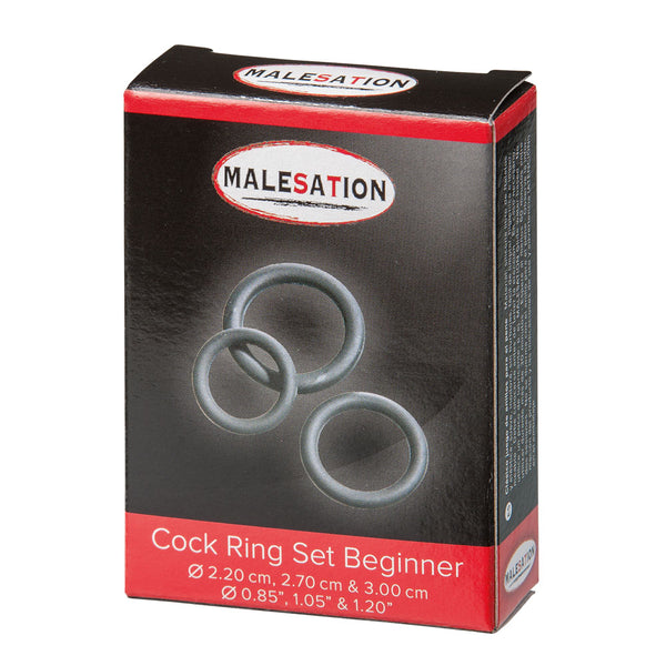 Malesation Cock Ring Beginner Set